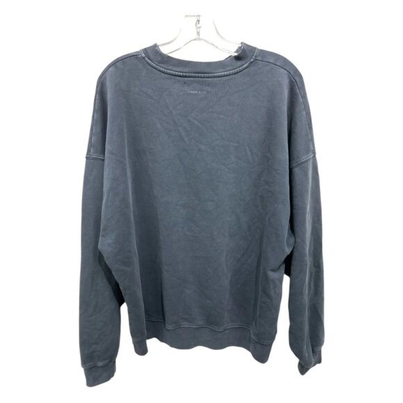 ANINE BING Harvey Crew Butterfly in Washed Black Size Medium - Picture 7 of 7